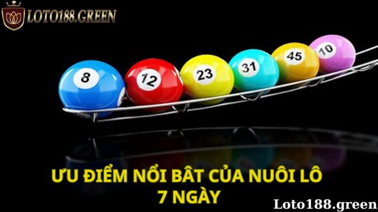 Ưu điểm nổi bật của nuôi lô 7 ngày